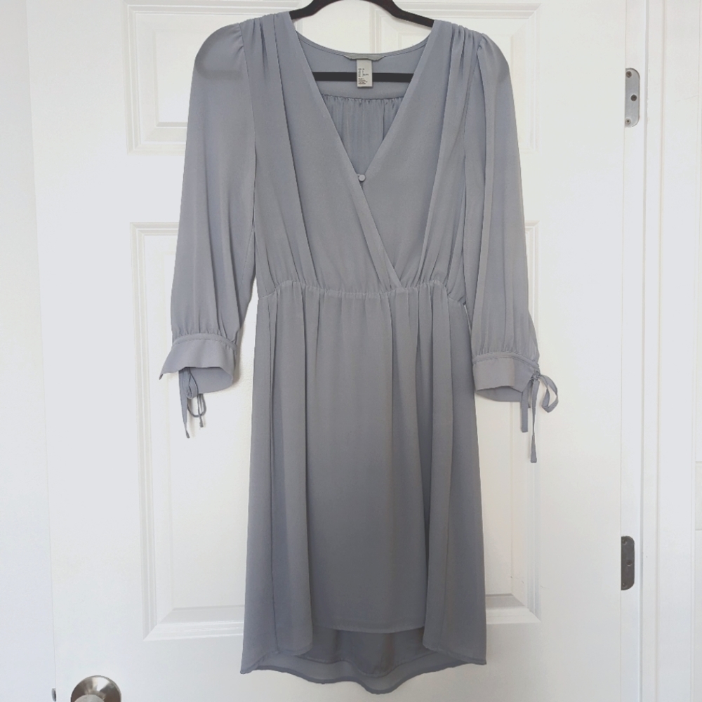 Dusty blue dress